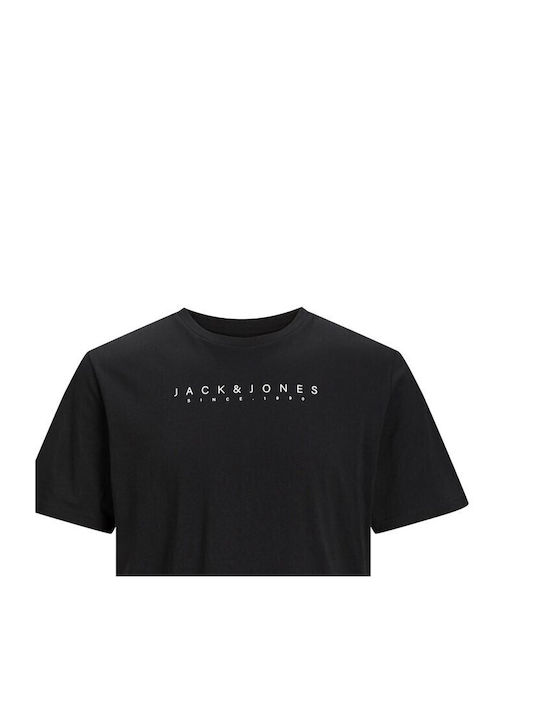 Jack & Jones Herren T-Shirt Kurzarm Black