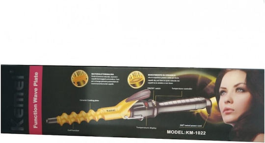 Kemei Ψαλίδι Μαλλιών για Μπούκλες 57W KM-1022