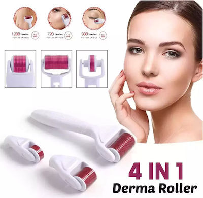 4 in 1 Derma Roller για Αντιγήρανση