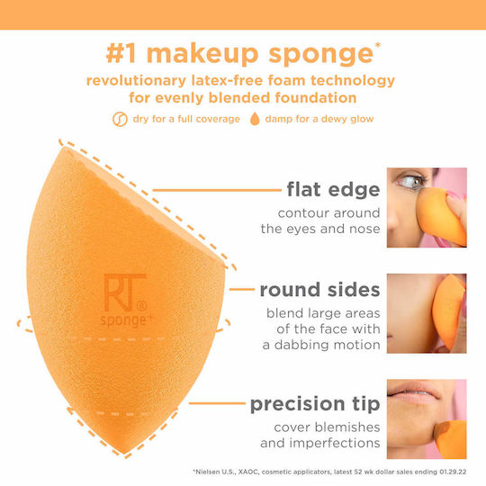 Real Techniques Professional Makeup Sponge for Foundation Miracle Complexion