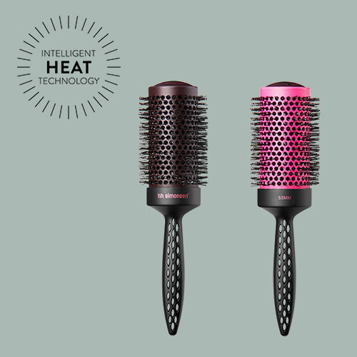 hh Simonsen Heat Brush Hair Brush Black