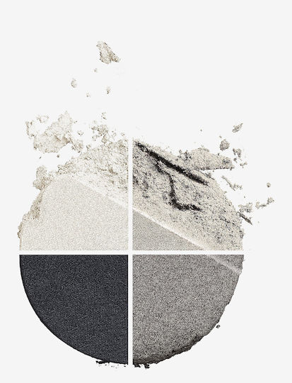 Clarins Eye Quartet Παλέτα με Σκιές Ματιών σε Στερεή Μορφή 09 Onyx Gradation 4.2gr