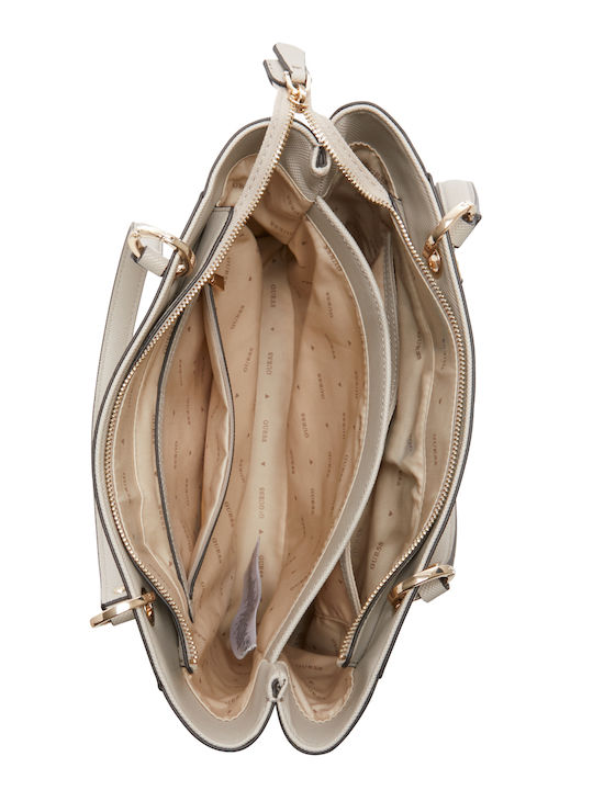 Women's Bag Shopper Shoulder Beige