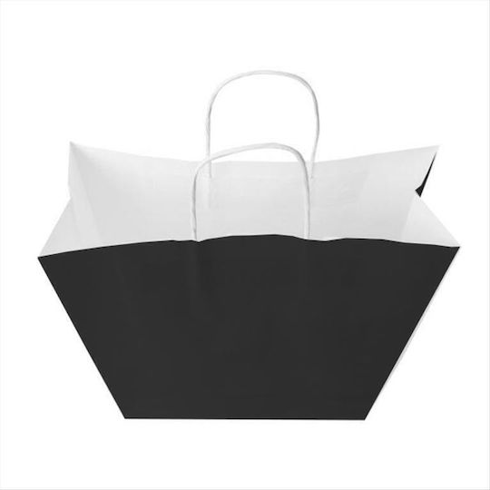 thessPACK Paper Bag for Gift Black 25x31x12cm.