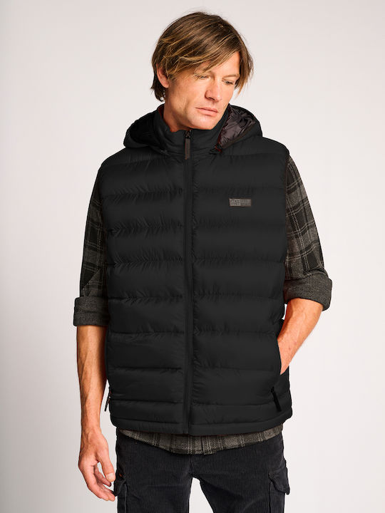 Staff Men's Winter Sleeveless Puffer Jacket Black