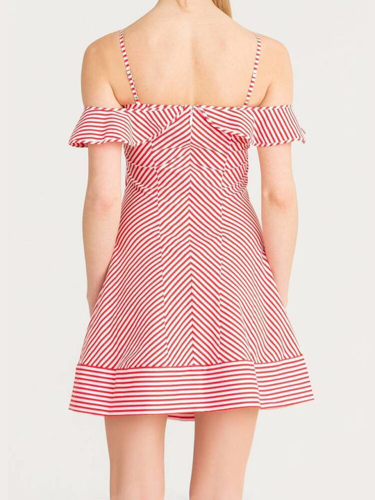 Armani Exchange Summer Mini Dress Red