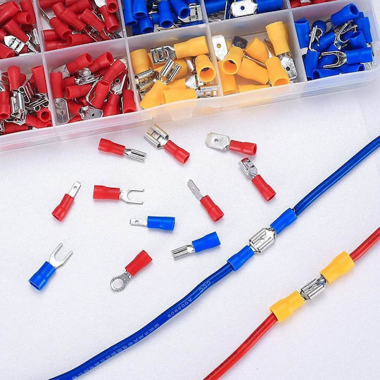 Assorted Spade Terminals Insulated Cable Connector 280 τμχ