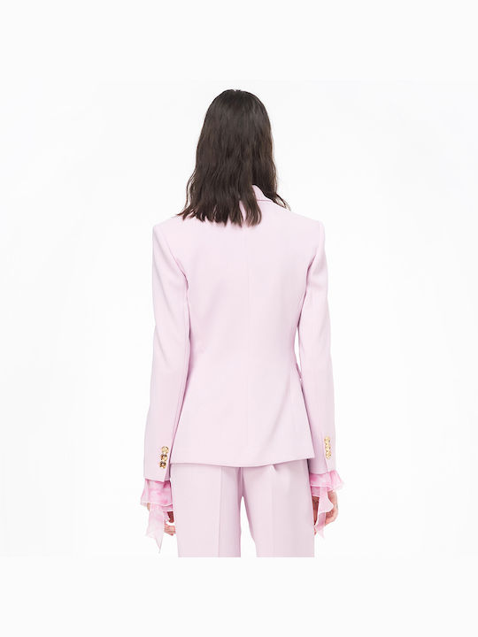 Pinko Blazer pentru femei Sacou Roz