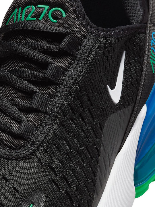 Kids Sneakers Air Max 270 Black / Malachite / Photo Blue / White