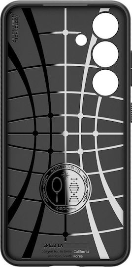 Spigen Liquid Air Umschlag Rückseite Kunststoff 0.3mm Schwarz (Galaxy S24)