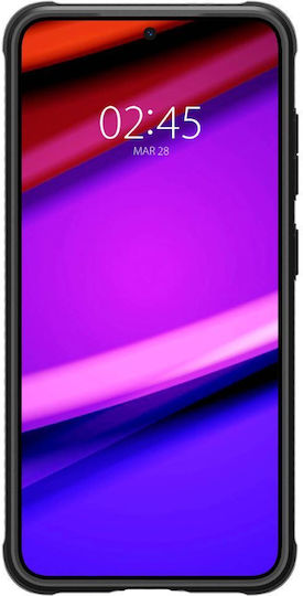Spigen Rugged Armor Umschlag Rückseite Kunststoff 2mm Set mit Glas Schwarz (Galaxy S24)