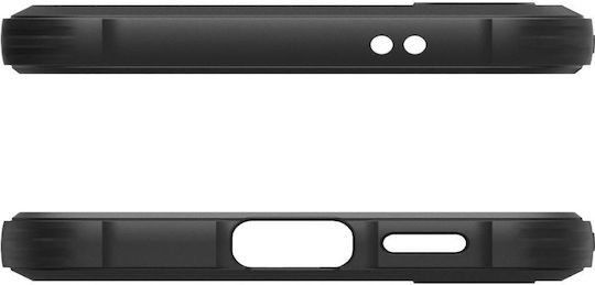 Spigen Rugged Armor Umschlag Rückseite Kunststoff 2mm Set mit Glas Schwarz (Galaxy S24)