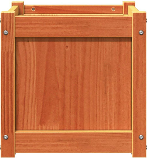 vidaXL Ζαρντινιέρα Ξύλινη Καφέ 40x40x40εκ.