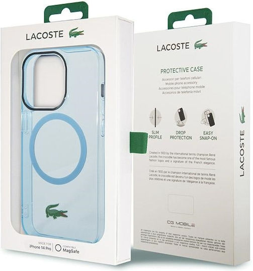 Lacoste Back Cover Plastic Blue (iPhone 15 Pro Max)