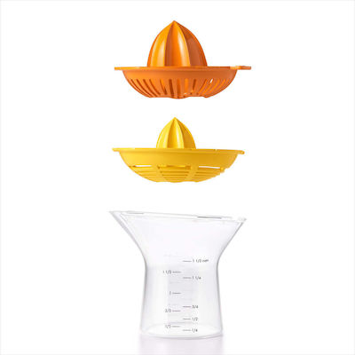 OXO Classic Juicer Lemon / Orange with Container of Plastic In Orange Colour