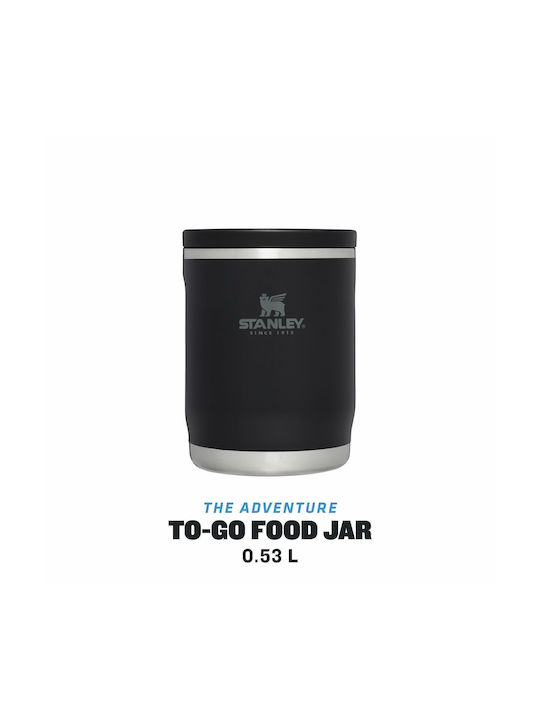 Stanley The Adventure To-Go Δοχείο Φαγητού Inox Θερμός Μαύρο 350ml
