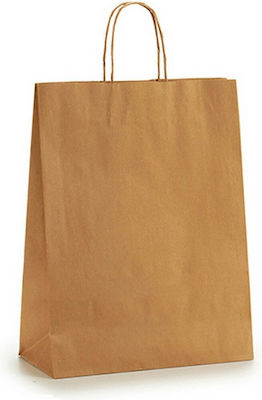 Pincello Papier Tasche für Geschenke Braun 32x50x12cm. 25Stück