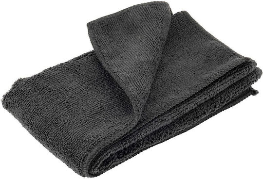 BigBuy Tuch Mikrofaser Reinigung für Körper Auto Schwarz 40x40cm