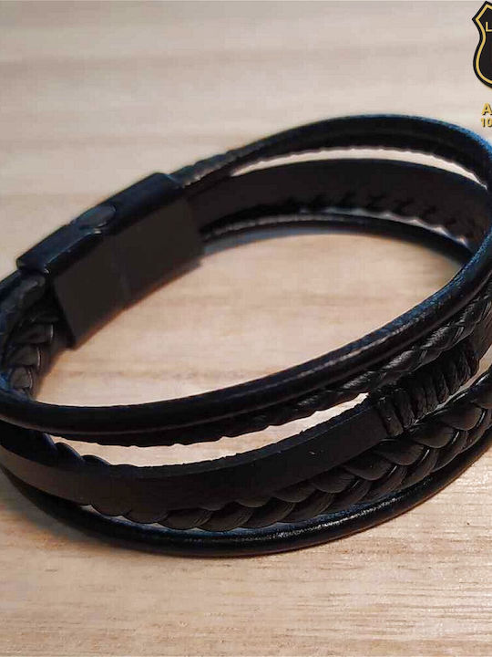 Leather 55 Herren Armband aus Leder