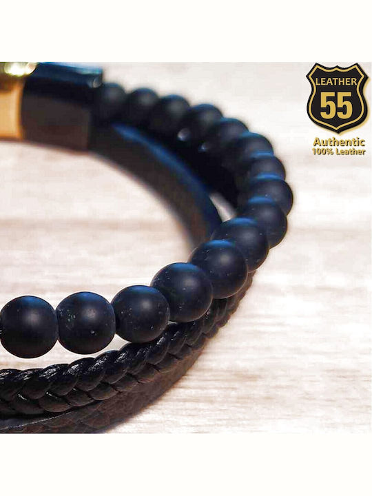 Leather 55 Мъжко Гривна от Кожа