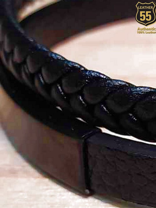 Leather 55 Мъжко Гривна от Кожа