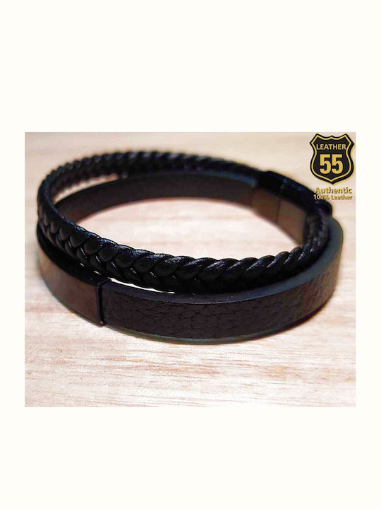 Leather 55 Мъжко Гривна от Кожа