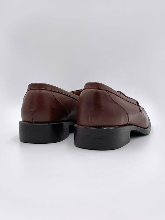 Lichi Men's Piele sintetică Mocasini Maro