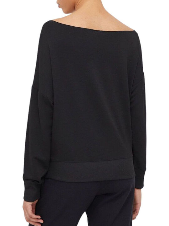 DKNY Women's Blouse Long Sleeve Black