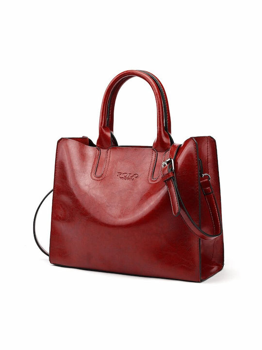 Vicuna Polo Women's Bag Hand Burgundy