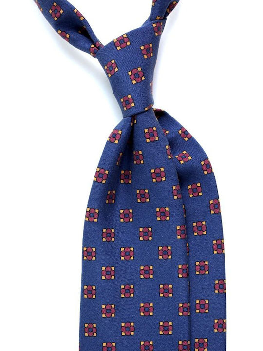DM Ties Herren Krawatte Seide Gedruckt in Orange Farbe