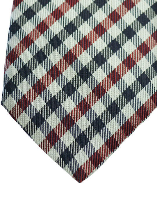 Boss Men's Tie Silk Printed in Red Color Boss Men's Tie Silk Printed in Red Color
