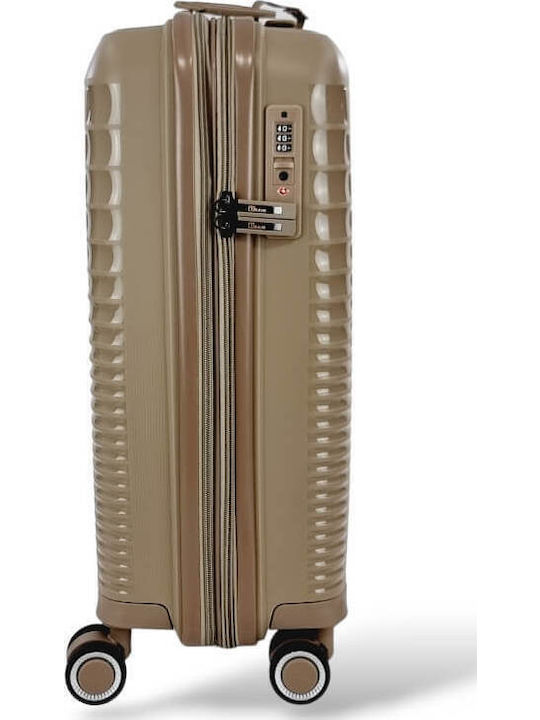 Rain Valiză de Călătorie de Cabină Tough Aurie cu 4 Roți Înălțime 55 cm