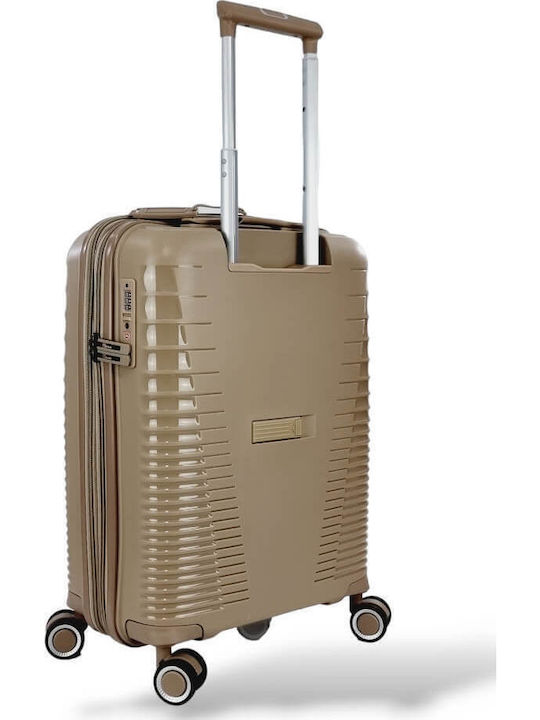 Rain Valiză de Călătorie de Cabină Tough Aurie cu 4 Roți Înălțime 55 cm