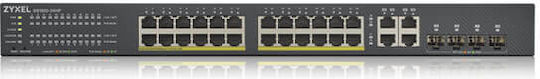 Zyxel Managed L2 PoE Switch with 28 Gigabit (1Gbps) Ethernet Ports and 28 SFP Ports