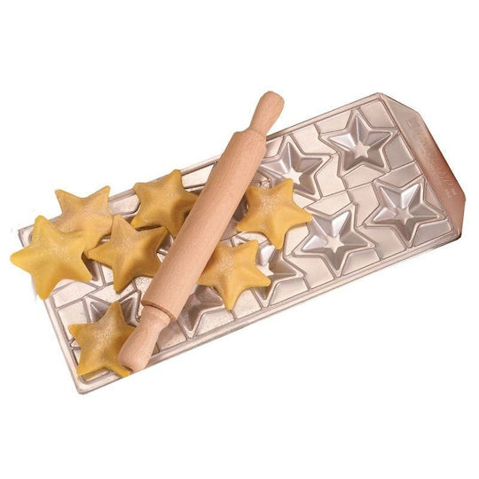 Imperia Sucitor de Bucătărie din Lemn pentru rulouri și planșete de patiserie D14cm 1pcs