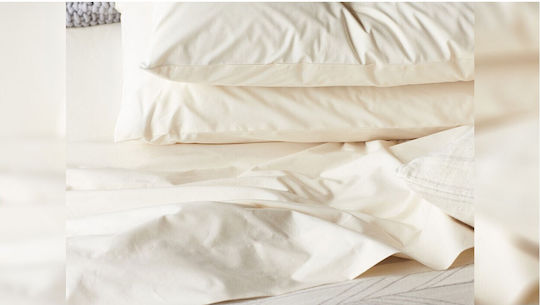 Valeria Home Cotton Duvet Cover Single 160x240 Beige