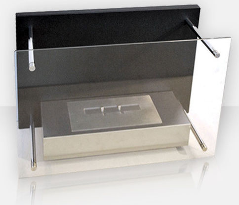 Thermozel Internal / Outdoor Floor Bioethanol Fireplace Gray 60x21x21cm