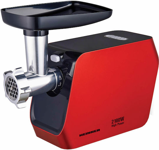 Heinner Μηχανή Άλεσης Κιμά / Ντομάτας 2100W Κόκκινη