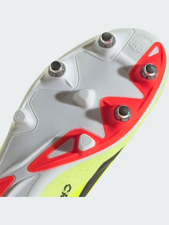 adidas X Crazyfast League Football Shoes with Cleats Team Solar Yellow 2 / Core Black / Cloud White