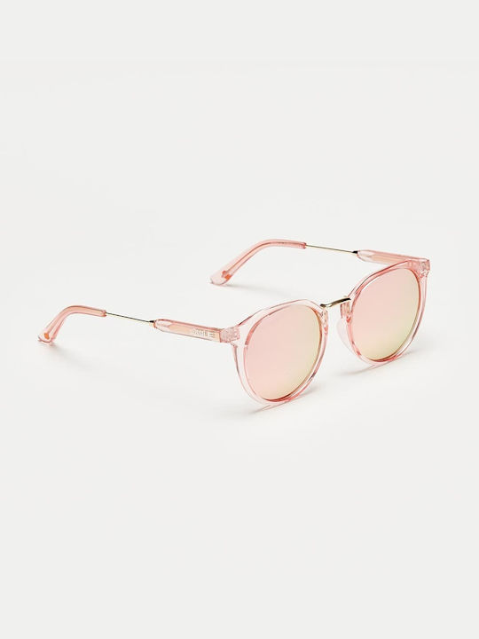 Cosselie Women's Sunglasses with Pink Plastic Frame and Pink Lens 1802202325