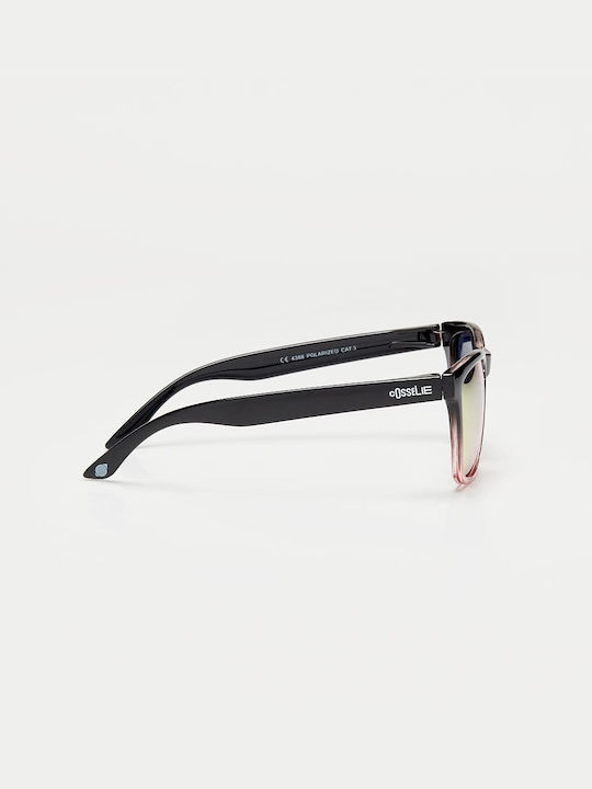 Cosselie Avalon Unisex Γυαλιά Ηλίου με Μαύρο Κοκκάλινο Σκελετό και Ροζ Φακό 1802202481