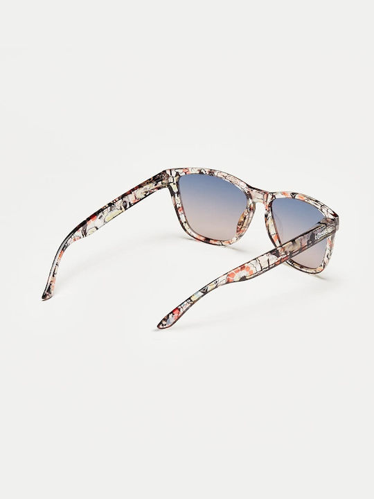 Cosselie Railay Woman Sunglasses With Multicolour Horn-Rimmed Frame And Blue Gradient Lens 1802202470
