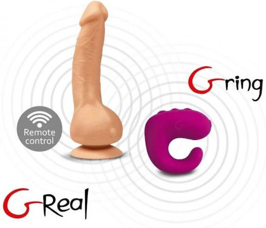 Fun Toys Realistic Vibrator 22cm Flesh