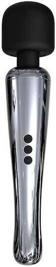 Action Vibrator Massage with Remote Control 29.5cm Silver