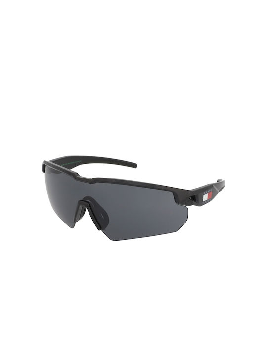 Tommy Hilfiger Sonnenbrillen mit Schwarz Rahmen und Schwarz Linse TH0098/S 807/IR