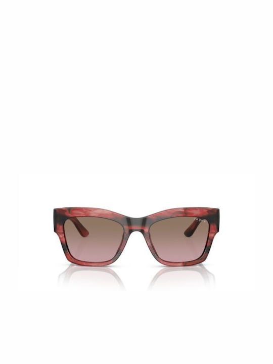 Vogue Sonnenbrillen mit Rosa Schildkröte Rahmen und Braun Verlaufsfarbe Linse VO5524S 308914