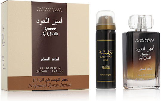 Lattafa Ameer Al Oudh Fragrance Set with Eau de Parfum 2 Pieces
