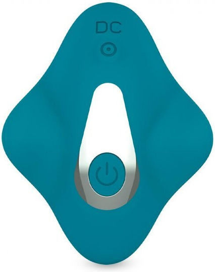 LateToBed Ferty Mini Vibrator Pentru Cupluri Cu Control De La Distanță 6.7cm Albastru Deschis