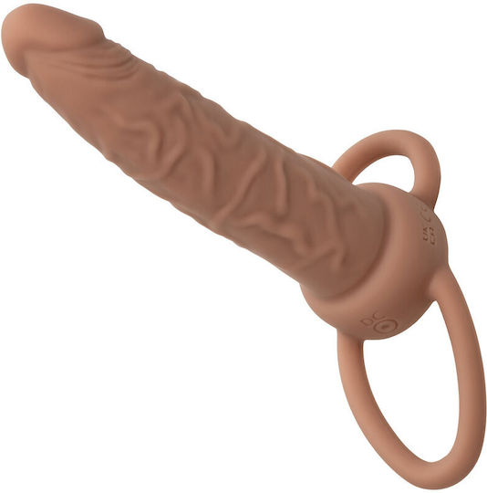 Calexotics Doppelter Vibrator 14cm Braun