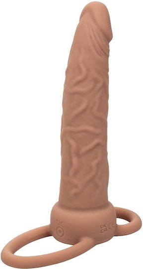 Calexotics Doppelter Vibrator 14cm Braun